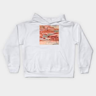 Red Rocks on the Seashore Kids Hoodie